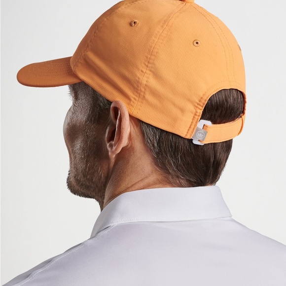 🆕Peter Millar Crown Seal Performance Hat Orange🆕 - Picture 4 of 8